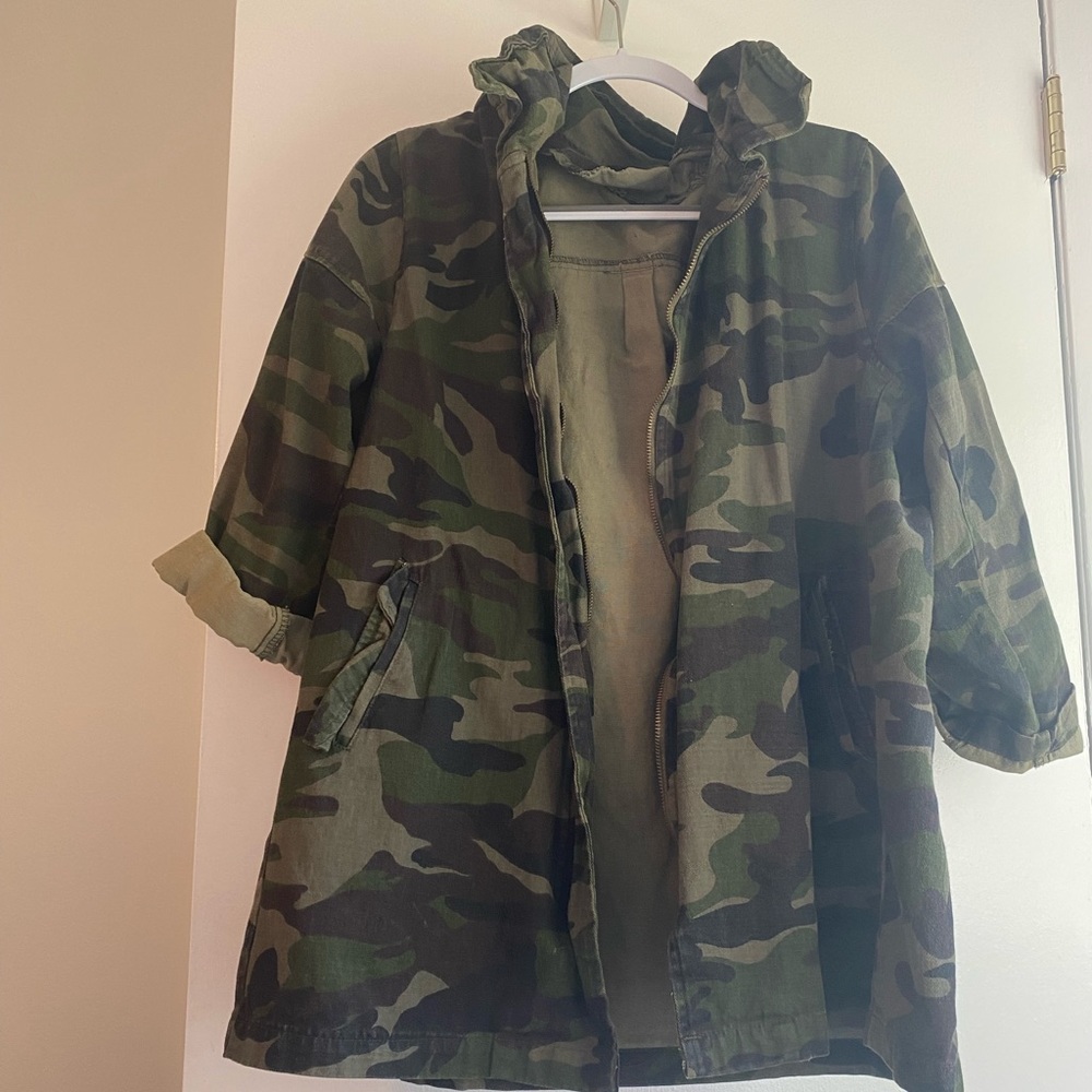 Camo utility jacket